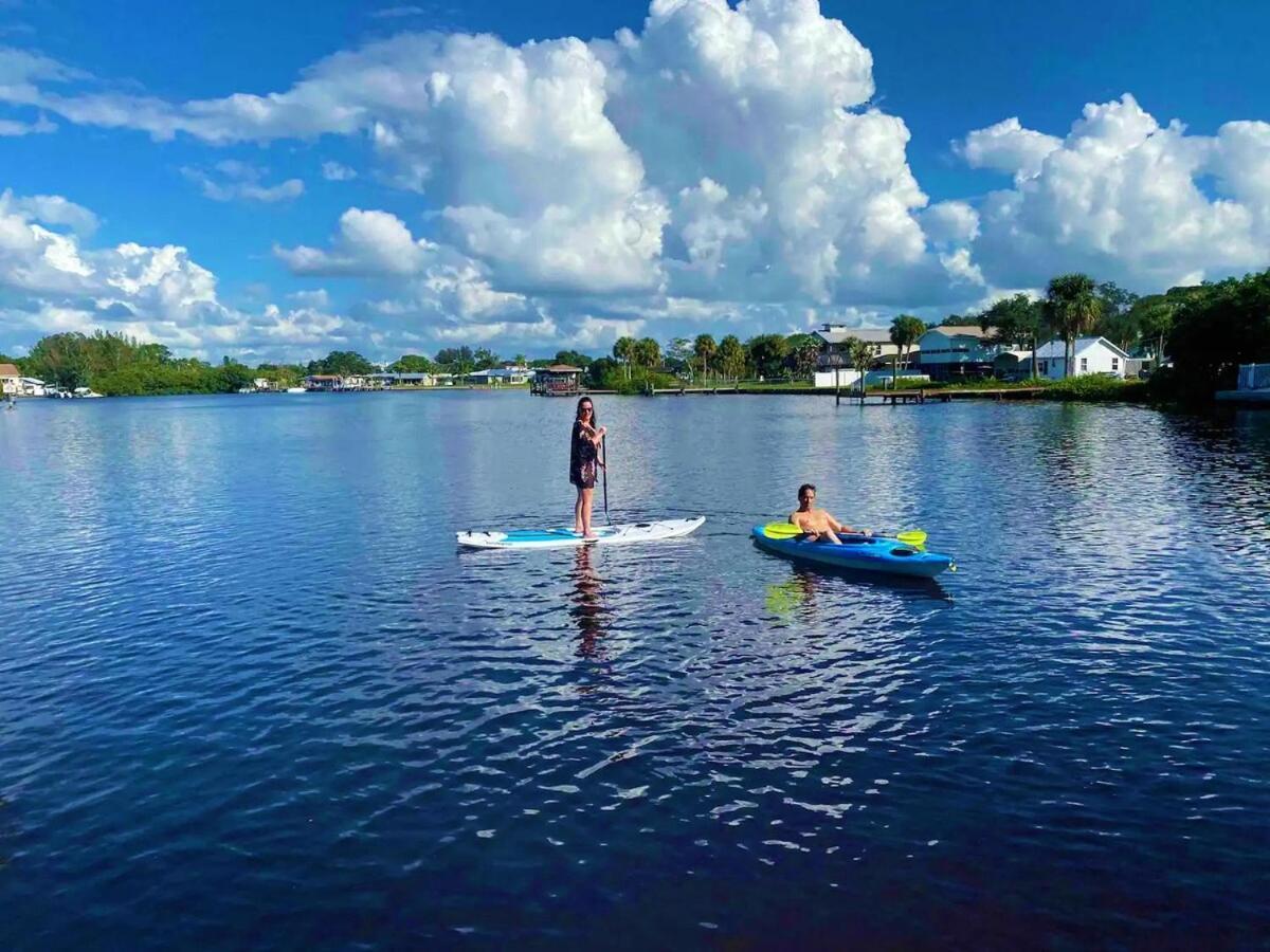Blue Heron House, Private 4 Bedroom Waterfront W Heated Pool And Fire Pit Ruskin Extérieur photo